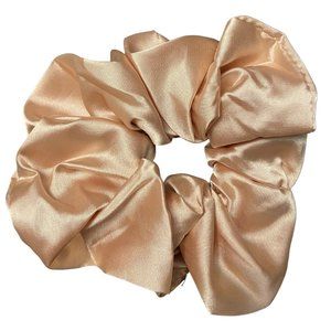 (3 for $18) Silk Scrunchie - Champagne